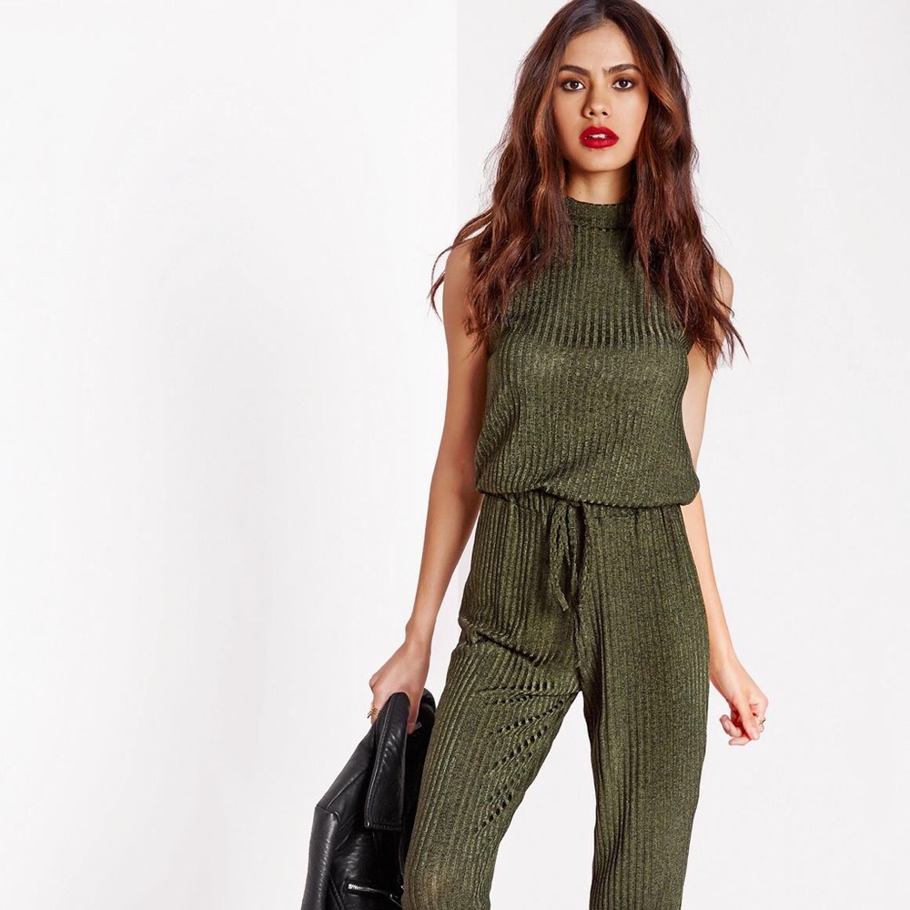Green jumpsuit. NWT